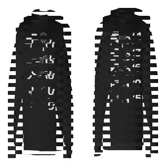 テニス 部活 面白いtシャツ 視力検査 メンズ おもしろ 文字 服 練習着 ネタ キッズ 長袖Tシャツ - Kawaiitshirt