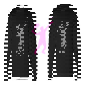 テニスにおけるエレガンスとパワー 長袖Tシャツ - Kawaiitshirt
