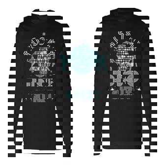 ディスコ衣装 レディース メンズ 70年代&80年代コスチューム This Is My Disco 長袖Tシャツ - Kawaiitshirt