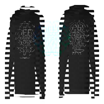 ディープラーニングの仕組み理由はわかりません-面白い機械学習 長袖Tシャツ - Kawaiitshirt