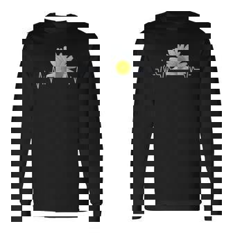 デイジー、ハートビート、花、花、花、ヒナギク 長袖Tシャツ - Kawaiitshirt