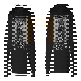 デスタロットカード、タロットリーダー、タロットカード、タロット愛好家 長袖Tシャツ - Kawaiitshirt