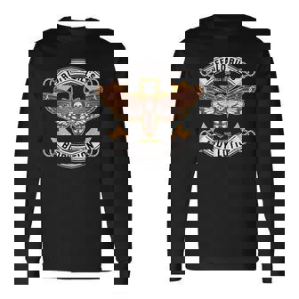 デスヘッド ホークモス 昆虫 ボディローション 面白い ハロウィン 長袖Tシャツ - Kawaiitshirt