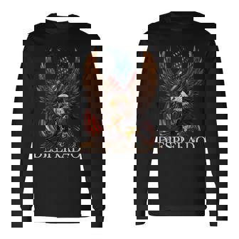 デスペラードカウボーイイーグル 長袖Tシャツ - Kawaiitshirt
