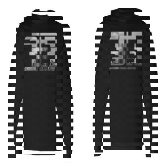 デトロイト 313 長袖Tシャツ - Kawaiitshirt