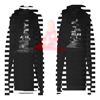 デド・モロズ スネグロチカ ロシア ロシア人 サンタクロース ロシア人 長袖Tシャツ - Kawaiitshirt