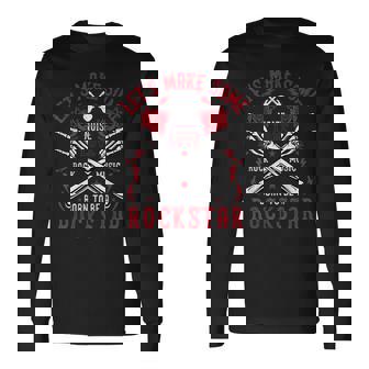 デビルロック パンク ハードロック ヘビーメタル スカート 長袖Tシャツ - Kawaiitshirt