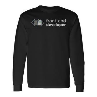デベロッパー フロントエンド 長袖Tシャツ - Kawaiitshirt