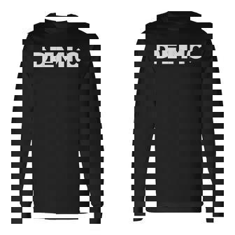デミックボックスロゴ 長袖Tシャツ - Kawaiitshirt