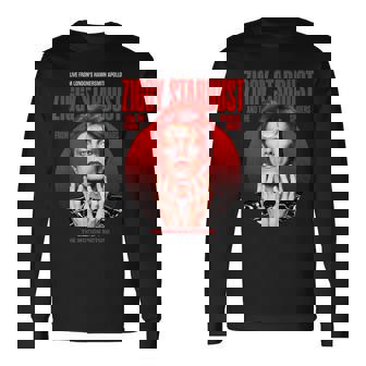 デヴィッド・ボウイ ジギー スターダスト モーションピクチャー カラー スキタ写真 長袖Tシャツ - Kawaiitshirt