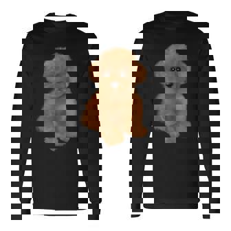 トイプードル 犬種 ミニプードル 子犬 長袖Tシャツ - Kawaiitshirt