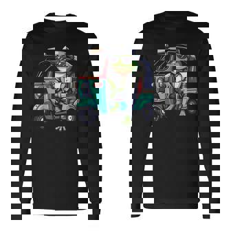 トゥクトゥク フロッグ トゥクトゥク 長袖Tシャツ - Kawaiitshirt