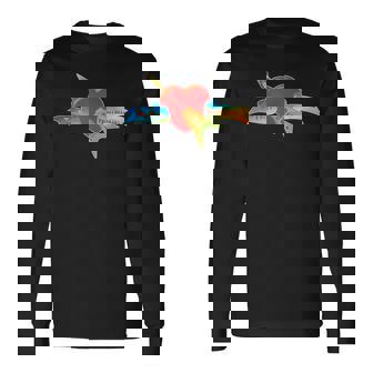 トム・ペティとハートブレイカーズのクラシックロゴ。 長袖Tシャツ - Kawaiitshirt