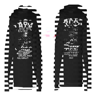トラクター、農業、トラクター、トラクター 長袖Tシャツ - Kawaiitshirt