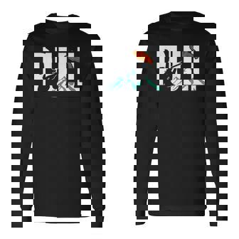 トラップ射撃 クレイピジョン射撃射撃インストラクター 長袖Tシャツ - Kawaiitshirt