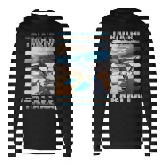 トラレロ トラララ ブートレッグ ブレイン レッド イタリアン ブレイン レッド ミーム 長袖Tシャツ - Kawaiitshirt