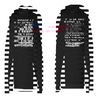 トランプが気に入らなければ、おそらく私を気に入らないでしょう 長袖Tシャツ - Kawaiitshirt