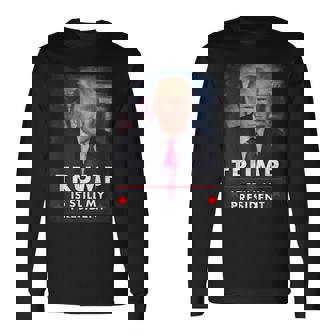 トランプはまだ私の大統領です 長袖Tシャツ - Kawaiitshirt