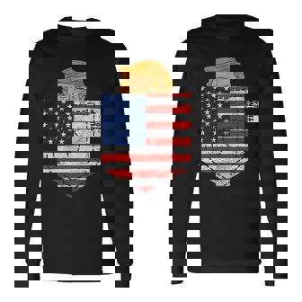 トランプ・イン・ユア・ポケットusa選挙 2024年7月4日のトランプ 長袖Tシャツ - Kawaiitshirt