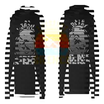 トランペット奏者 I Destroyilence Recto Trumpet Lovers 長袖Tシャツ - Kawaiitshirt