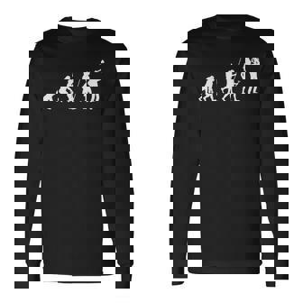 トランペット音楽家 真鍮楽器 進化 長袖Tシャツ - Kawaiitshirt