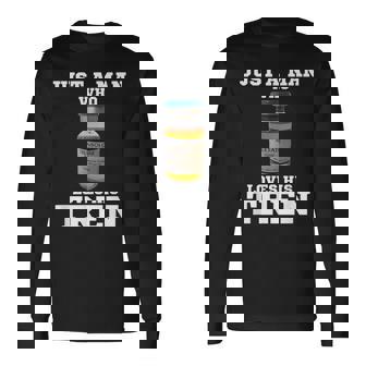 トレンを愛する男 長袖Tシャツ - Kawaiitshirt