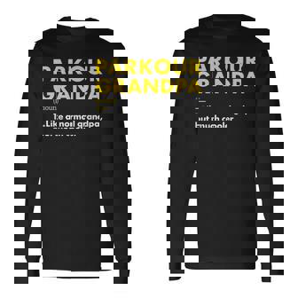 トレーサー・グランパ・デフィニション・パルクール 長袖Tシャツ - Kawaiitshirt