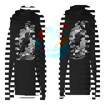 トロピカルフリゲートバード 長袖Tシャツ - Kawaiitshirt