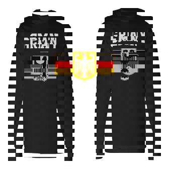 ドイツの国旗 ドイツの国章 長袖Tシャツ - Kawaiitshirt