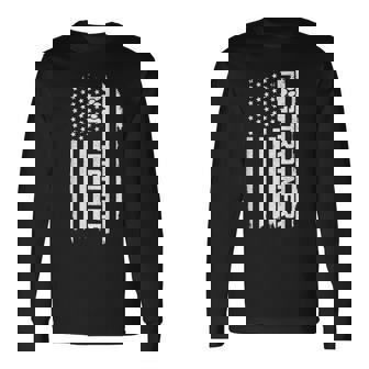 ドッグトレーナー アメリカ国旗 愛国的な犬の訓練 長袖Tシャツ - Kawaiitshirt