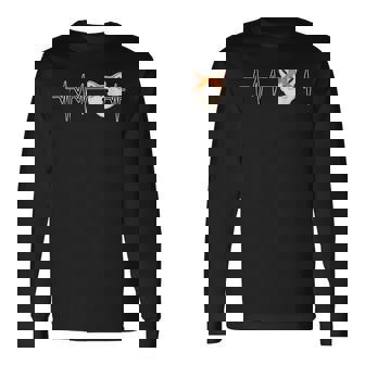 ドッグハートビートi ファニー秋田犬 長袖Tシャツ - Kawaiitshirt