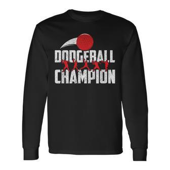 ドッジボール選手権 ドッジボール選手 I ドッジボール 長袖Tシャツ - Kawaiitshirt