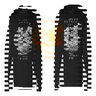 ドラゴンボウル戦士とラーメン波動力 長袖Tシャツ - Kawaiitshirt