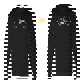 ドラムドラマードラム 長袖Tシャツ - Kawaiitshirt