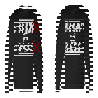 ドラムンベース Dnb 面白いモチーフ 長袖Tシャツ - Kawaiitshirt