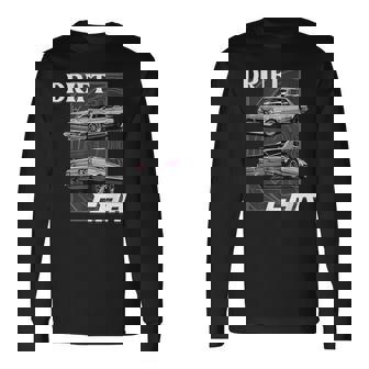 ドリフトカー ジャパニーズクラシックチューニングカー 長袖Tシャツ - Kawaiitshirt