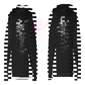 ドリー・パートンロックスター・オン・ファイア 長袖Tシャツ - Kawaiitshirt