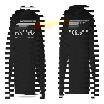 ドルビー、Me ヴィンテージ エバーグリーン サンセット 80年代レトロ 長袖Tシャツ - Kawaiitshirt