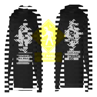 ナイトマーチャークロッシングハワイゴースト面白い 長袖Tシャツ - Kawaiitshirt