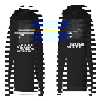 ナウルの国旗tシャツ 長袖Tシャツ - Kawaiitshirt