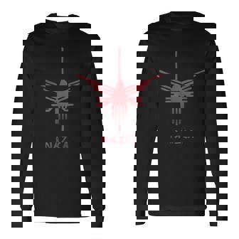 ナスカ ライン ペルー ジオグリフ モンキー 宇宙飛行士 ハチドリ レトロ 長袖Tシャツ - Kawaiitshirt