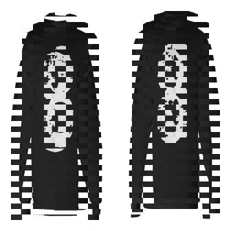 ナンバー8-ラッキーナンバーエイト 長袖Tシャツ - Kawaiitshirt