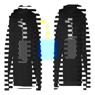 ニシキアナゴ（いん・ざ・ぽけっと）【どうぶつフレンズ】魚 水族館の生き物 かわいい 面白い 動物 チンアナゴ イラスト 長袖Tシャツ - Kawaiitshirt