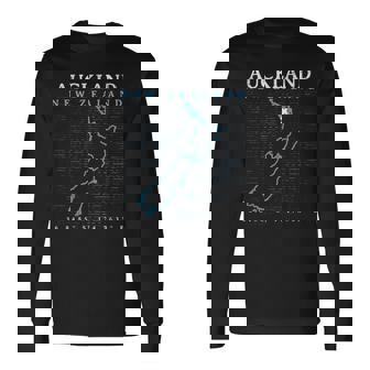 ニュージーランド オークランド 長袖Tシャツ - Kawaiitshirt