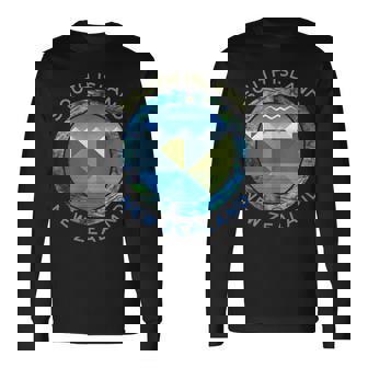 ニュージーランド キウイ サウス アイランド Fiordand 長袖Tシャツ - Kawaiitshirt