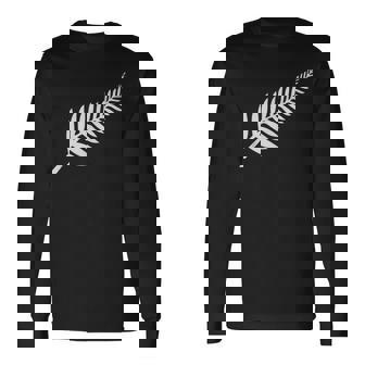 ニュージーランド シルバー シダ キウイ プライド 長袖Tシャツ - Kawaiitshirt