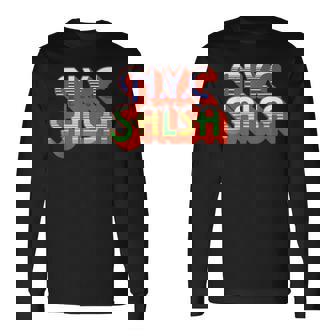 ニューヨークシティ・サルサ・ラテン音楽 長袖Tシャツ - Kawaiitshirt