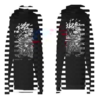 ニンジャ H2 7月4日 アメリカ版 長袖Tシャツ - Kawaiitshirt