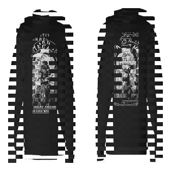 ネイティブアメリカンインディアンレトロデザイン。 長袖Tシャツ - Kawaiitshirt