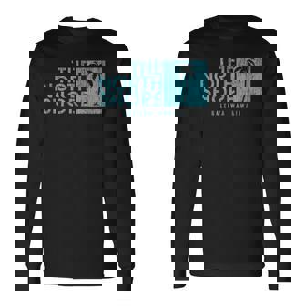 ノースショア ハワイ ヤシの木 ビンテージスタイル 長袖Tシャツ - Kawaiitshirt